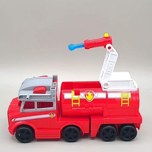 Ambulance Rescue Vehicle & Paw Patrol Marshall's Fire Truck Flashing Light Siren - Picture 10 of 12